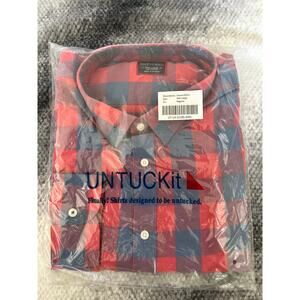 UNTUCKit Men's 'Cheval Blanc' Regular Fit Long Sleeve Button Up Shirt XXXL